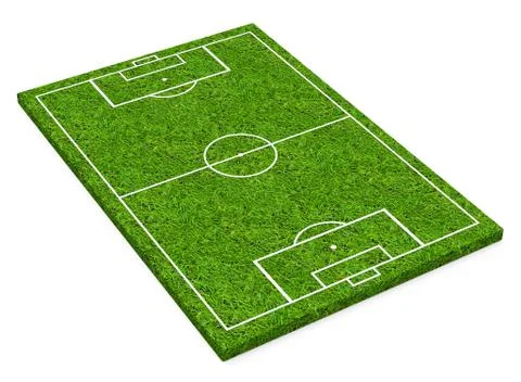 The soccer field Stock Illustration