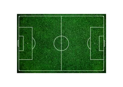 Soccer field Stock Illustration