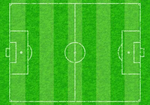 Soccer Field Stock Illustration
