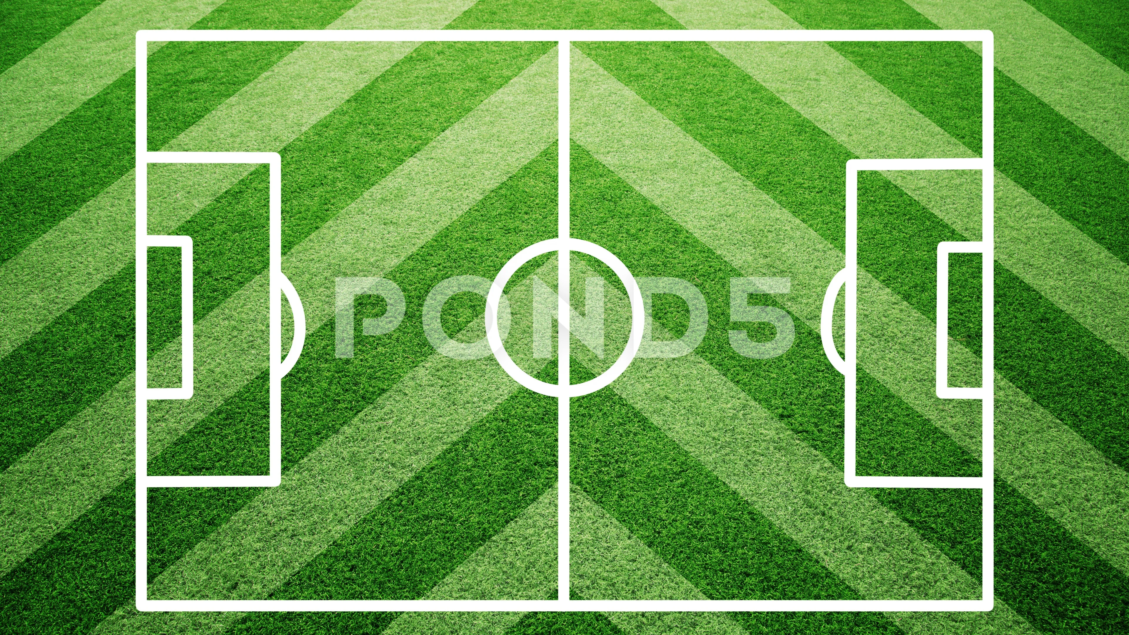 Soccer field lines animation on grass ba... | Stock Video | Pond5