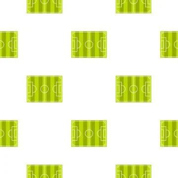 Soccer field pattern seamless Stock Illustration