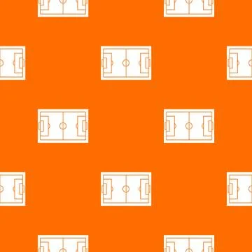 Soccer field pattern seamless Illustrazione stock