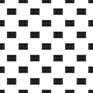 Soccer field pattern vector Illustrazione stock