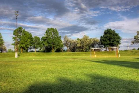 Soccer field Stock Photos