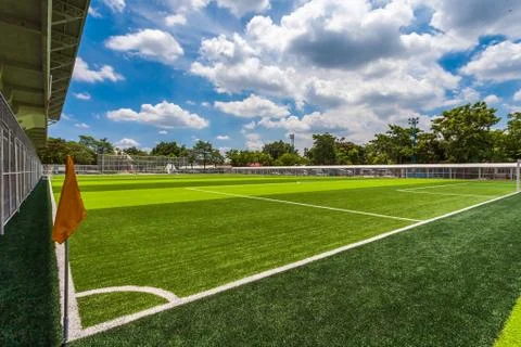 Soccer field Stock Photos