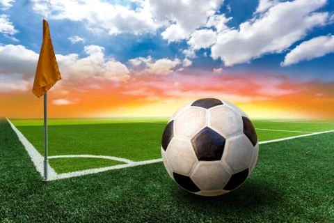Soccer field Stock Photos