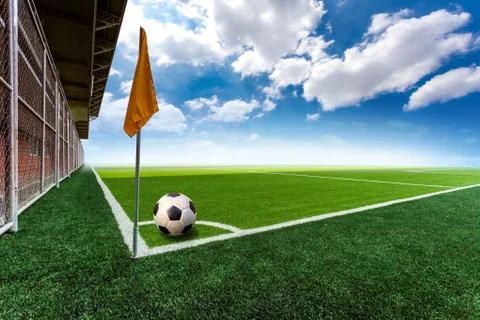 Soccer field Stock Photos