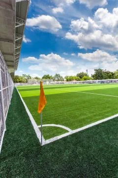 Soccer field Stock Photos
