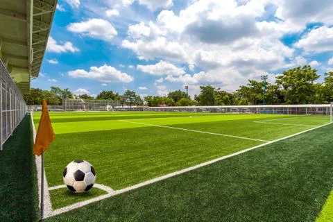 Soccer field Stock Photos