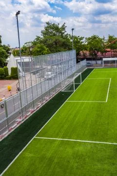 Soccer field Stock Photos