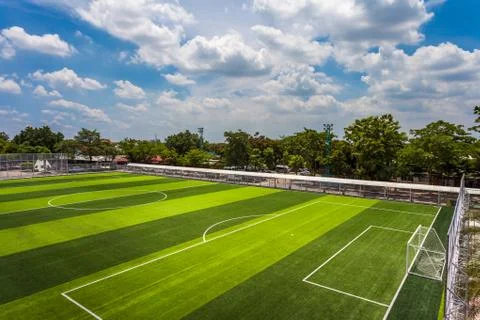 Soccer field Stock Photos