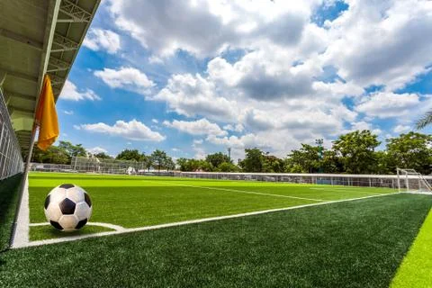 Soccer field Stock Photos