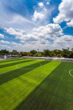 Soccer field Stock Photos