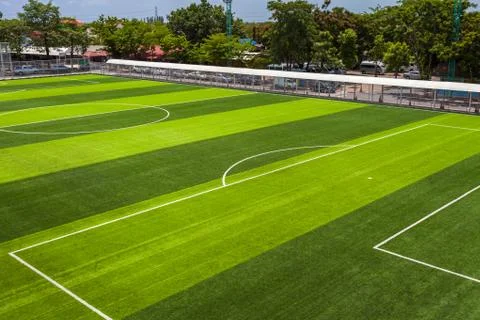 Soccer field Stock Photos