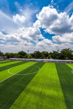 Soccer field Foto stock