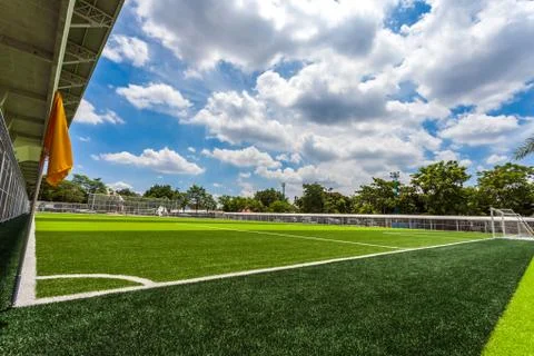 Soccer field Stock Photos