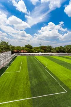 Soccer field Stock Photos