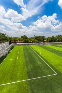 Soccer field Stock Photos