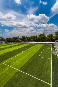 Soccer field Stock Photos