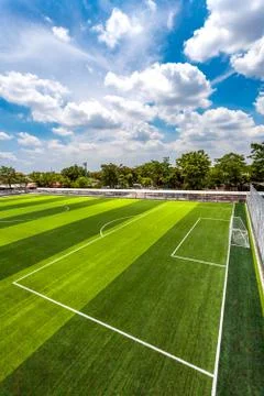 Soccer field Foto stock