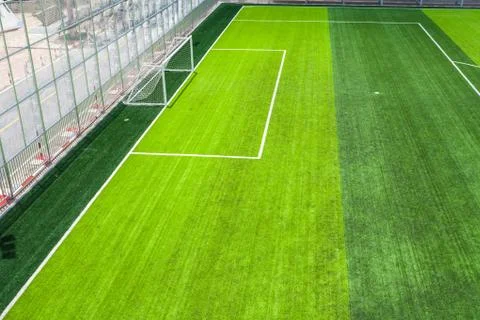 Soccer field Foto stock