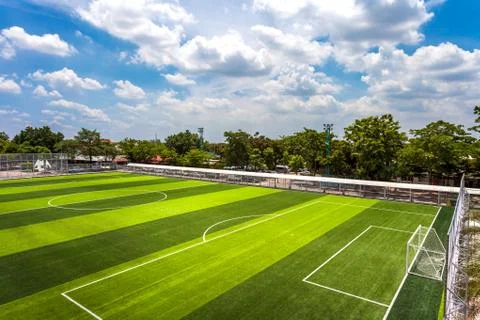 Soccer field Stock Photos