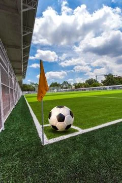 Soccer field Stock Photos
