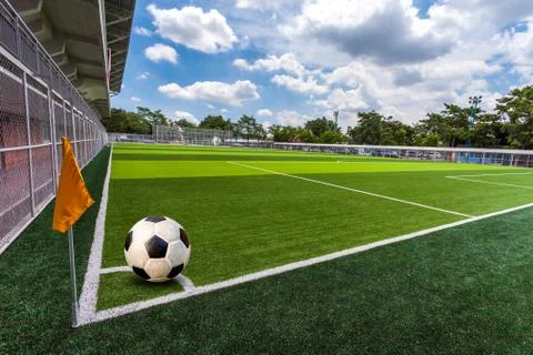 Soccer field Stock Photos