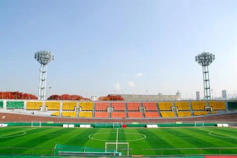 Soccer field Stock Photos