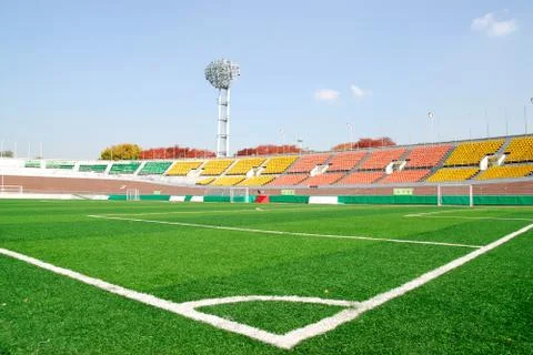 Soccer field Stock Photos