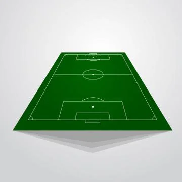 Soccer field - vector Stock Illustration