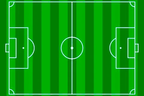 Soccer field vector Stock Illustration