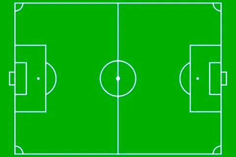 Soccer field vector Stock Illustration