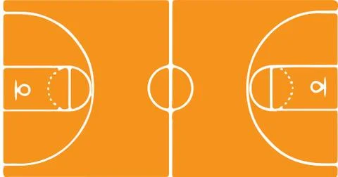 Soccer field vector on white background Stock Illustration