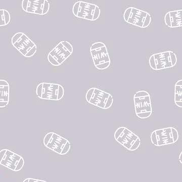 Soccer field win line vector seamless pattern Stock Illustration