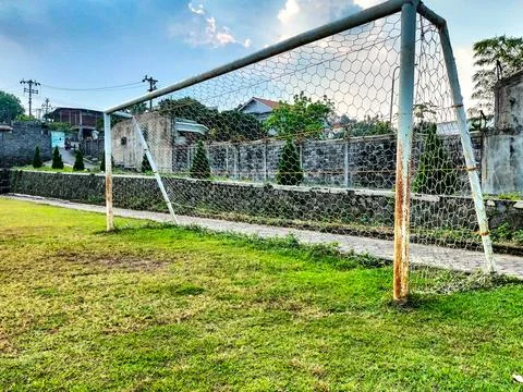 Soccer fields Stock Photos