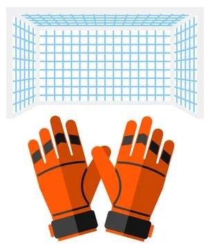 Soccer Flat Icon Set Stock Illustration