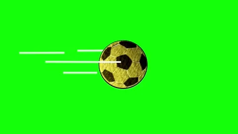 Soccer Flying with Ball on Chroma Key for Compositing Video stock 337996995