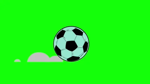 Soccer Flying with Ball on Chroma Key for Compositing Stock Footage 339326806