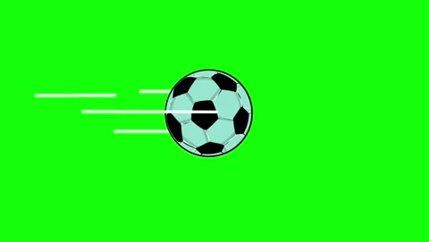 Soccer Flying with Ball on Chroma Key for Compositing Stock Footage 339327072