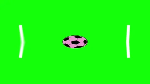 Soccer Flying with Ball on Chroma Key for Compositing Stock Footage 339327231