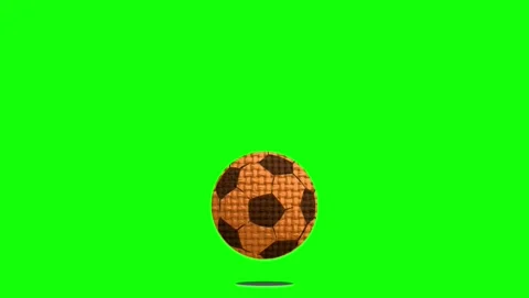 Soccer Flying with Ball on Chroma Key for Compositing Stock Footage 339327869