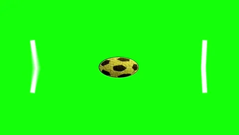 Soccer Flying with Ball on Green Screen Chroma Key Background Stock Footage 337996979