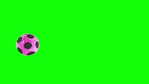 Soccer Flying with Ball on Green Screen Chroma Key Background Stock-Footage 339326608