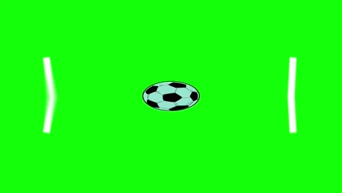 Soccer Flying with Ball on Green Screen Chroma Key Background Stock Footage 339326901