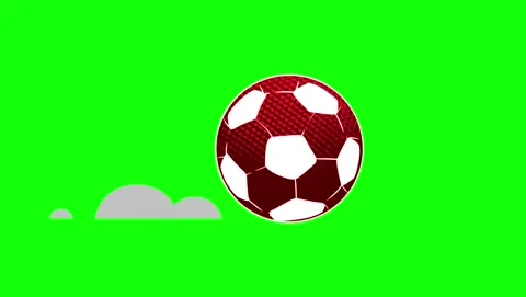 Soccer Flying on Chroma Key for Compositing Stock Footage 337052254