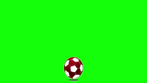 Soccer Flying - Chroma Key Green Screen Footage Stock Footage 337052250