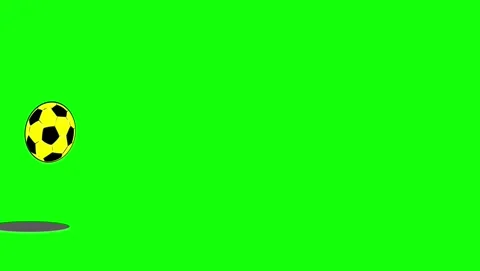 Soccer Flying - Chroma Key Green Screen Footage Video stock 337099481
