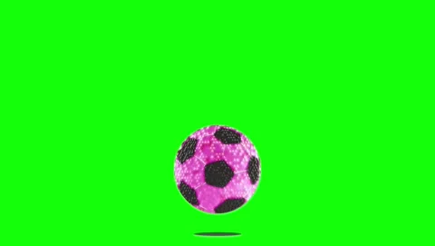 Soccer Flying - Chroma Key Green Screen Footage Stock Footage 339326367