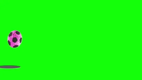 Soccer Flying - Chroma Key Green Screen Footage Stock Footage 339326454